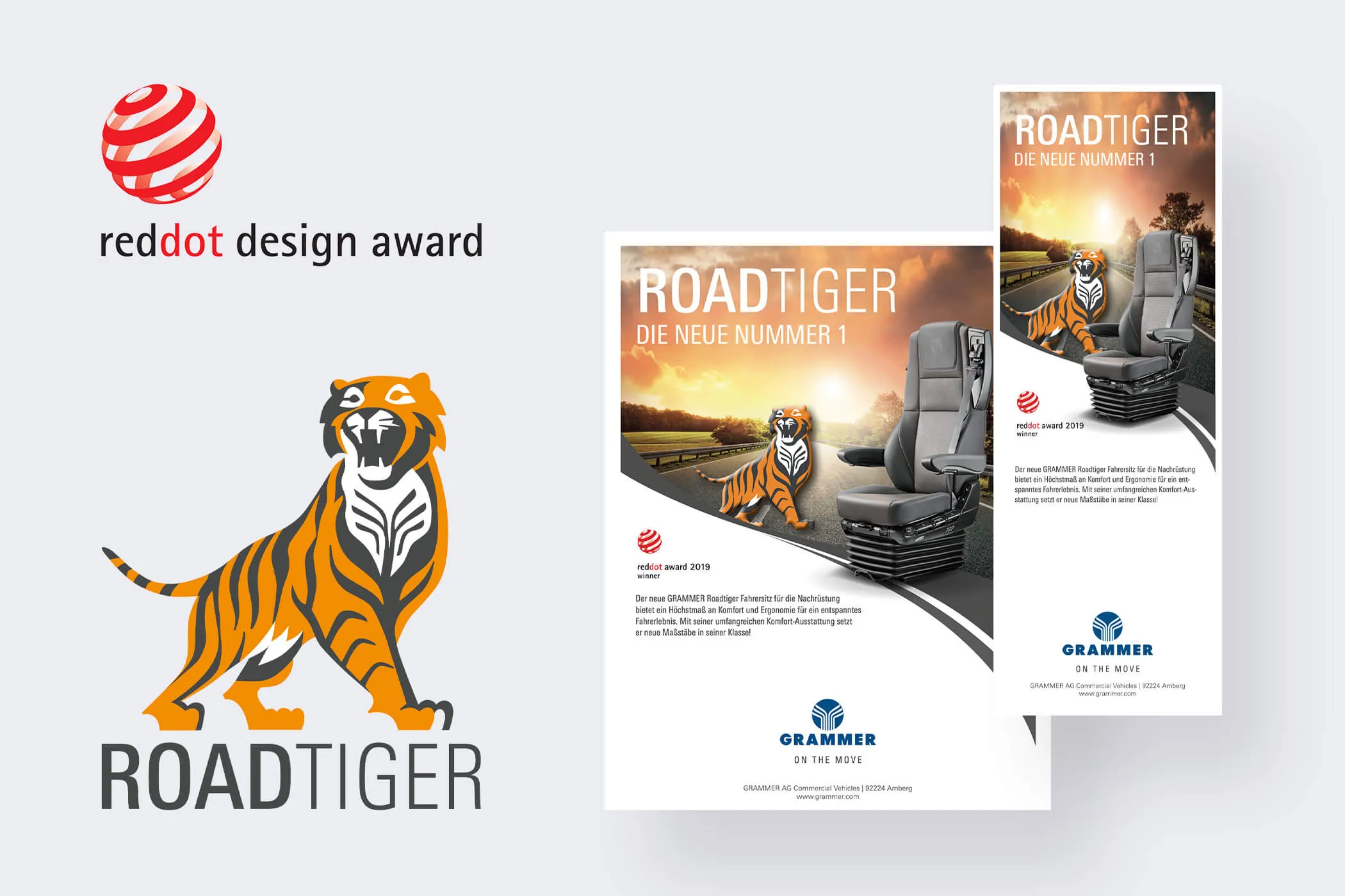 Road Tiger Flyer und Anzeige.